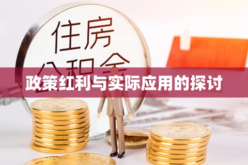 长丰政策红利与实际应用的探讨