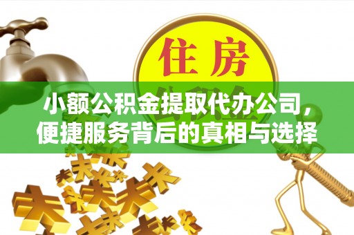 长丰小额公积金提取代办公司，便捷服务背后的真相与选择