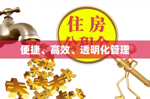 长丰便捷、高效、透明化管理
