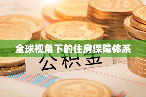 长丰全球视角下的住房保障体系