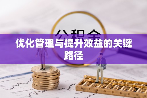 长丰优化管理与提升效益的关键路径